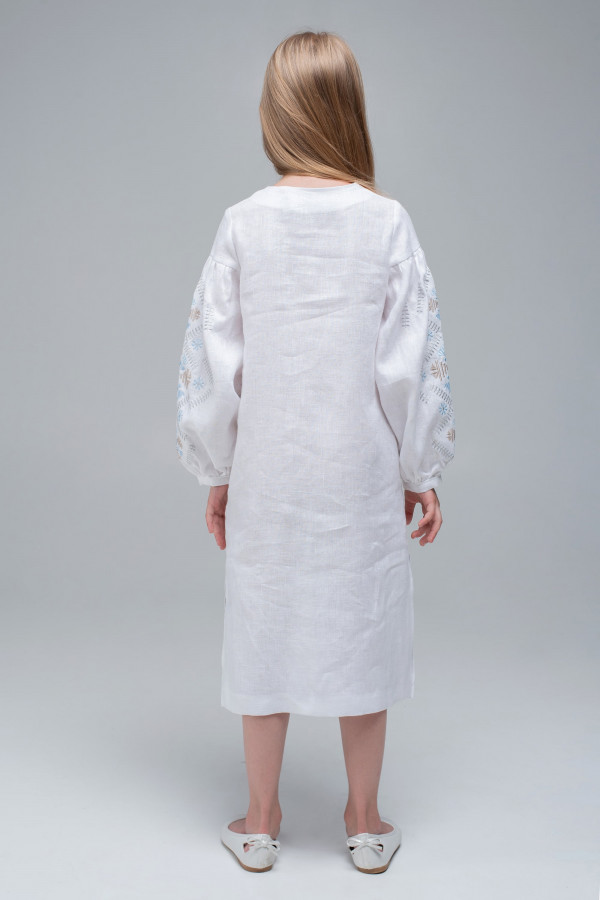 Вишита сукня White/Трійця