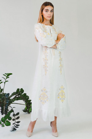 Жіноча вишита сукня White 4