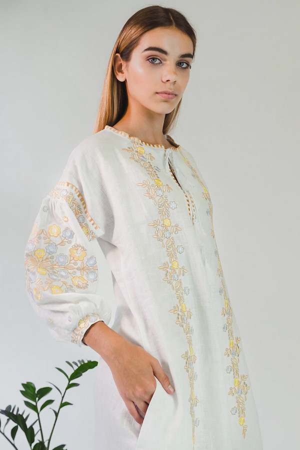 Жіноча вишита сукня White 4